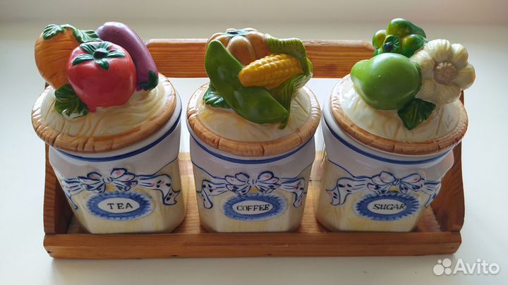 Набор для хранения Кофе, чай, сахар