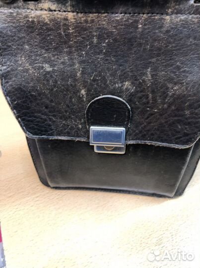 Сумка натуральная кожа ретро