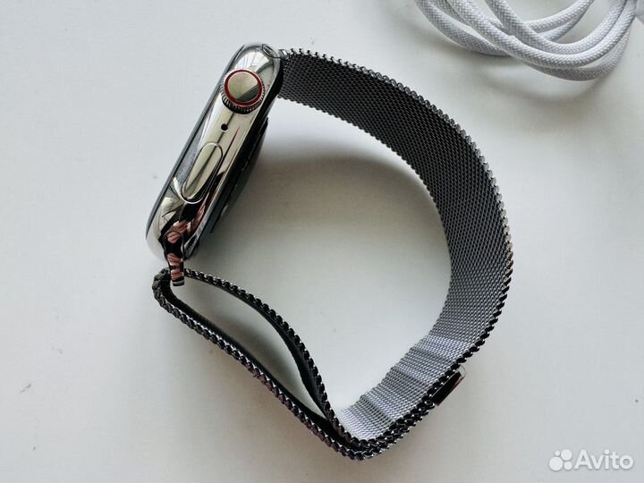 Apple Watch 9 45mm Stainless Steel Milanese 2024