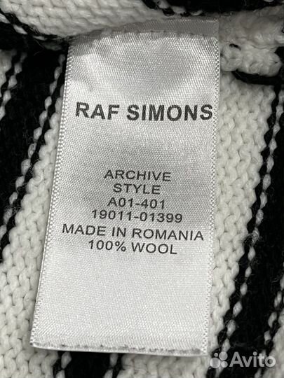 Свитер raf simons archive redux