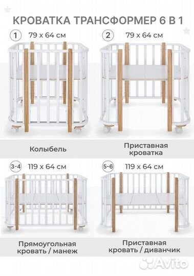 Детская кроватка с балдахином