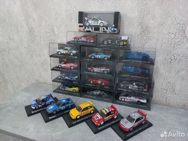 1:43 Altaya Rally Модельки машин