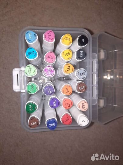 Спиртовые маркеры devente 24 цвета