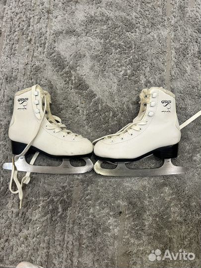 Коньки фигурные размер 30