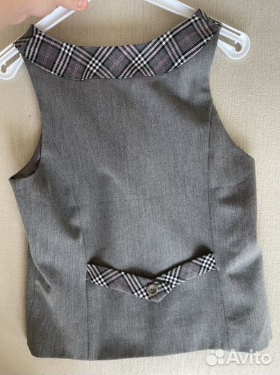 Форма школьная жилет для девочки 1-2 класс 38 р