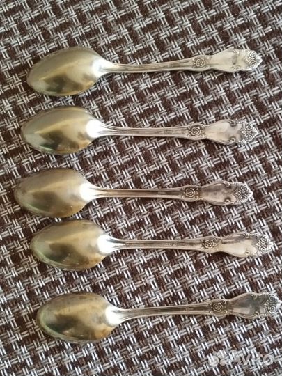 Ложки мельхиор роза кольчугино