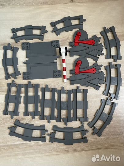 Лего Дупло мой первый поезд + доп. элементы