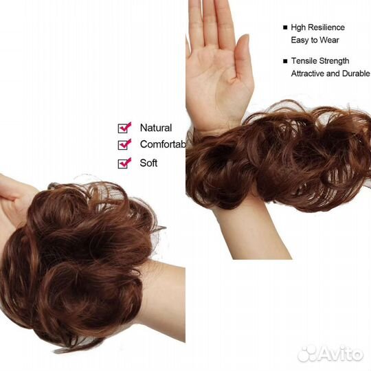 Накладные Пучки (резинки) из волос