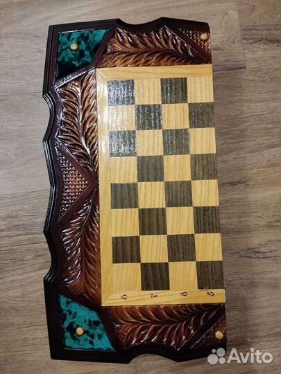 Шахматы, нарды, шашки ручной работы