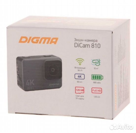 Экшн камера Digma DC810