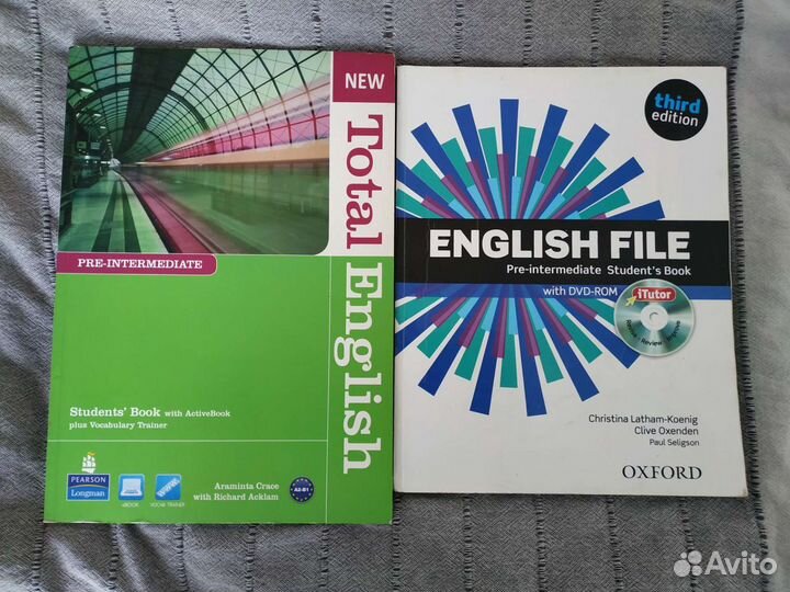 New English file, New cutting edge, Total English