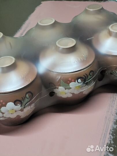 Горшок для запекания 6 шт новые