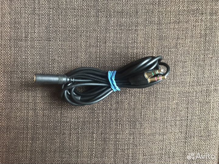 Кабель-удлиннитель для наушников и микрофона