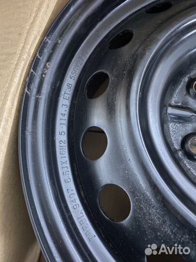 Штампованные диски r16 5x114 3