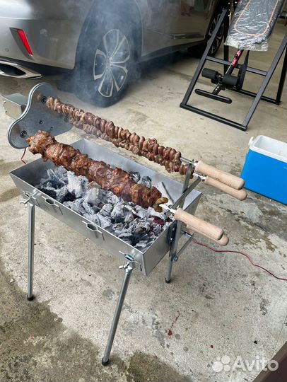 Мангал автоматический угольный