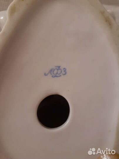 Жар птица лфз, ссср, фарфоровая статуэтка