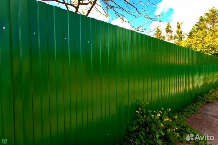 Забор из профнастила