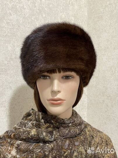 Шапка норковая женская