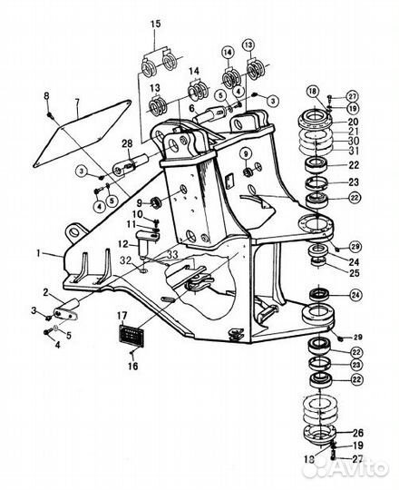 Втулка - 29250000051 (sdlg)