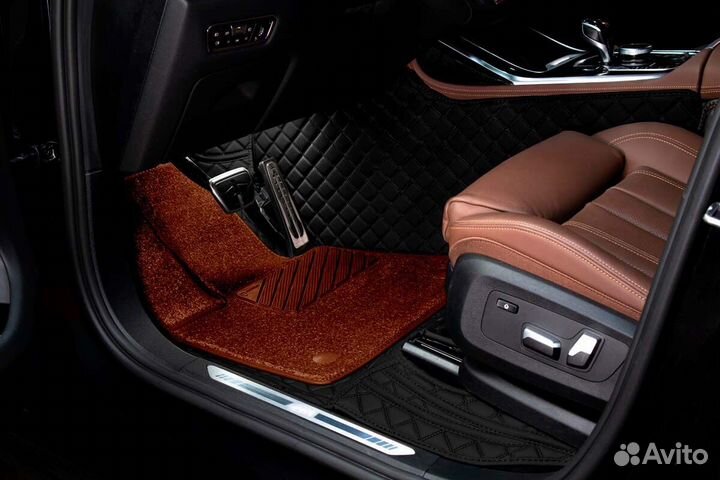 3D Коврики Range Rover Салон Багажник из Экокожи