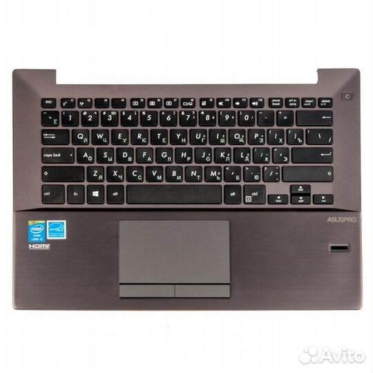 Топкейс с клавиатурой для Asus PU401L, PU401LA, с