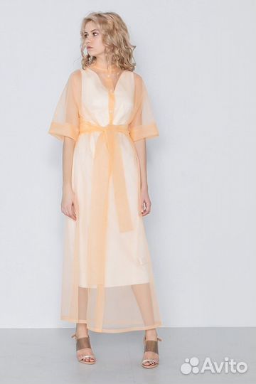 Платье Pepen двухслойное S (шелк / хлопок)