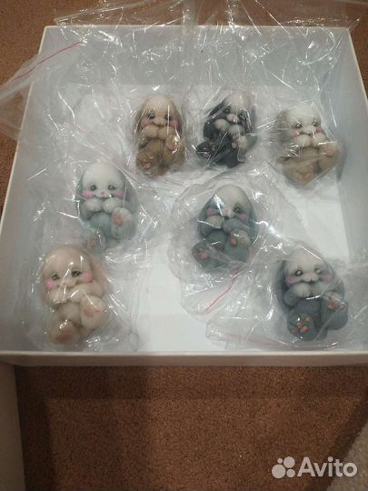 Мыло ручной работы зайка