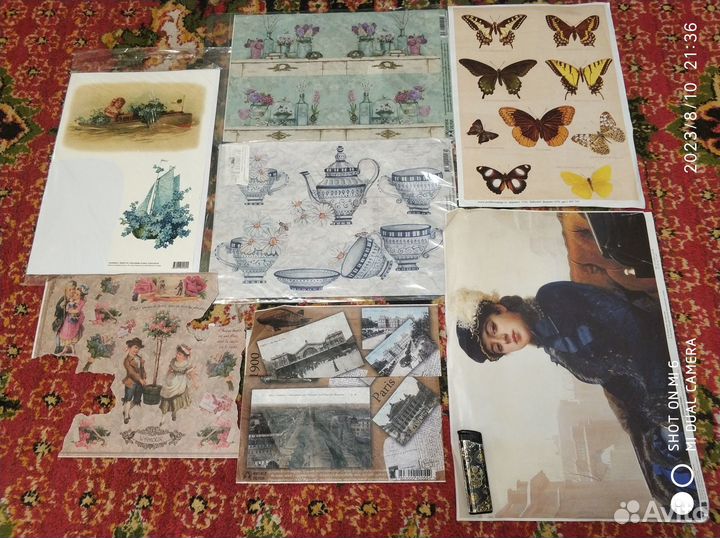 Листы для декупажа