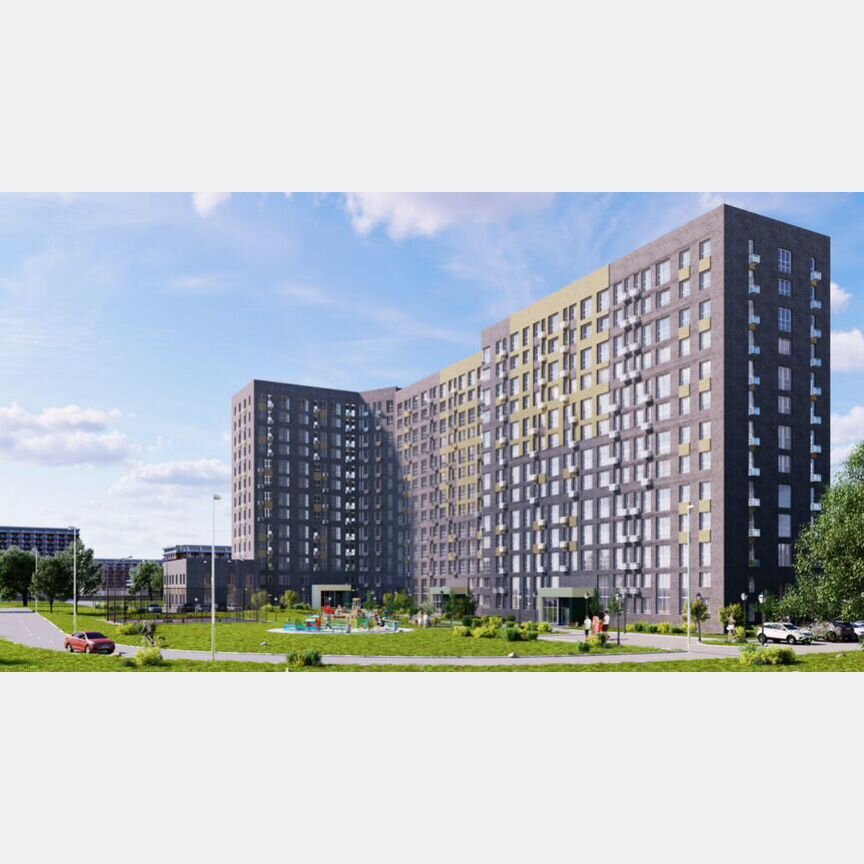 1-к. квартира, 36,9 м², 2/12 эт.