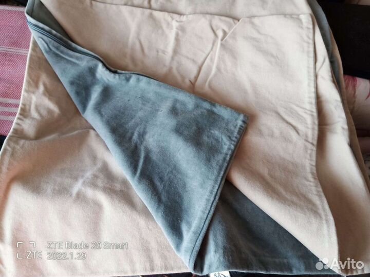 Наволочки-чехолы на подушки и подушки разные