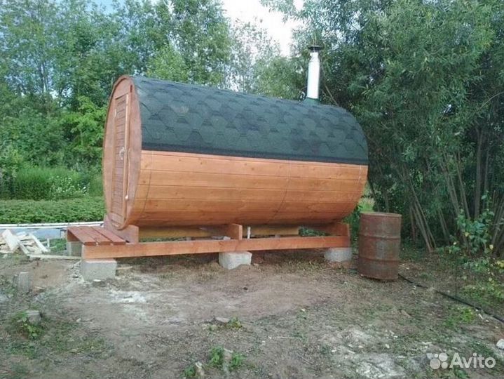 Баня-бочка с доставкой