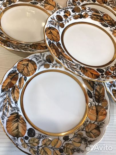 Тарелки десертные Лфз золотая осень