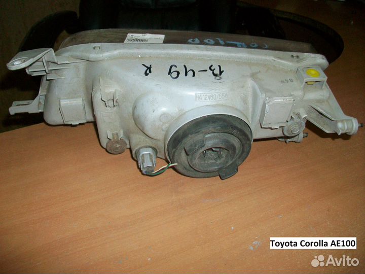 Фара на Toyota Corolla (Тойота Королла) AE100
