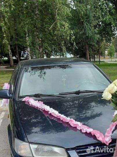 Свадебное украшение машины