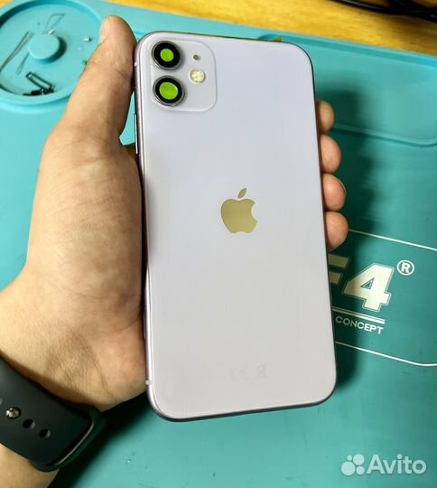 Корпус iPhone 11 фиолетовый оригинал