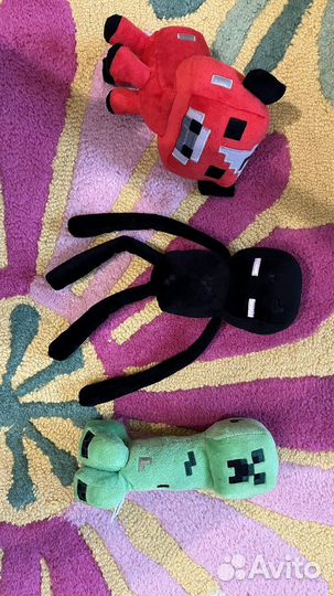 Плюшевые игрушки Minecraft