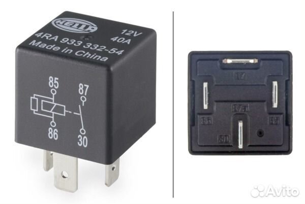 Реле электрическое (4-х. Контактное 12V/40A) 