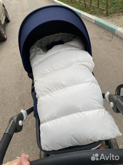 Зимний конверт в коляску stokke