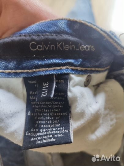 Джинсовые капри Calvin Klein Jeans оригинал