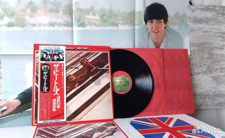 The Beatles -1962-1966 1976 (2Lр ) Japan, Postеr