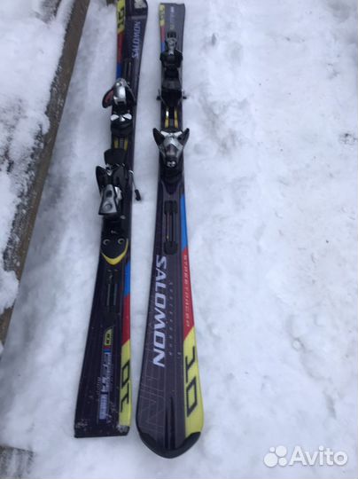 Горные лыжи 155. Salomon streetracer 10 крепы S912