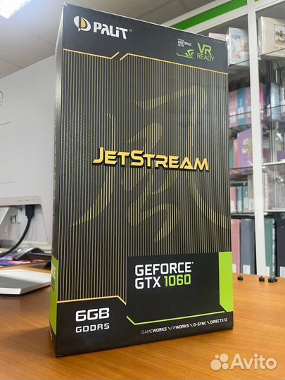Видеокарта gtx 1060 6 gb palit jetstream бу
