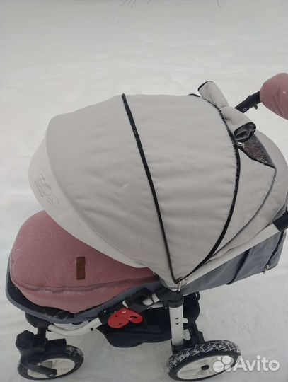 Зимний конверт в коляску на овчине