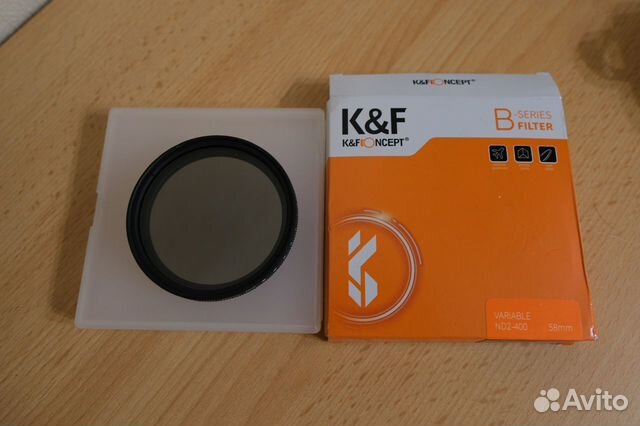 K&F concept B-series ND2-400 58 диаметр