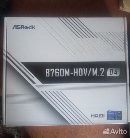 Комплект i5 12400f ASRock b760m-HDV/M.2