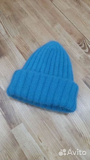 Шапка из кролика на девочку