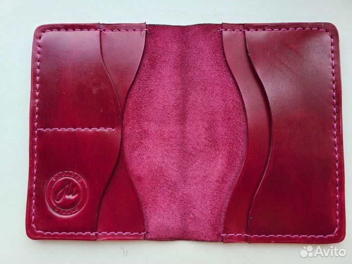 Обложка на паспорт, натуральная кожа