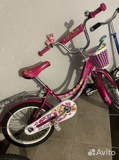 Велосипед на 4-7 дет для девочки