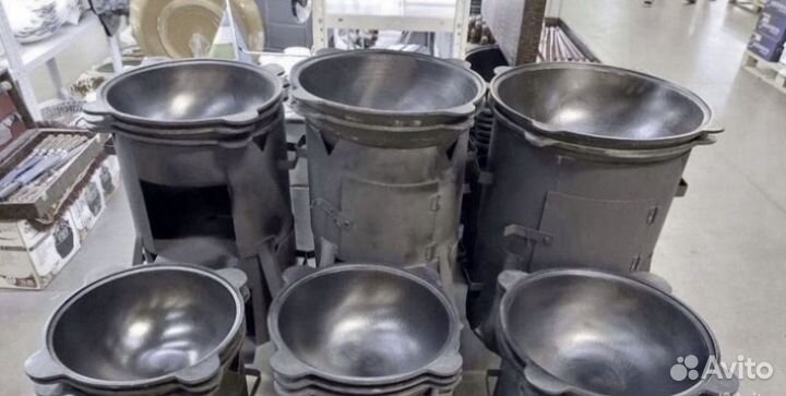 Казан чугунный узбекский