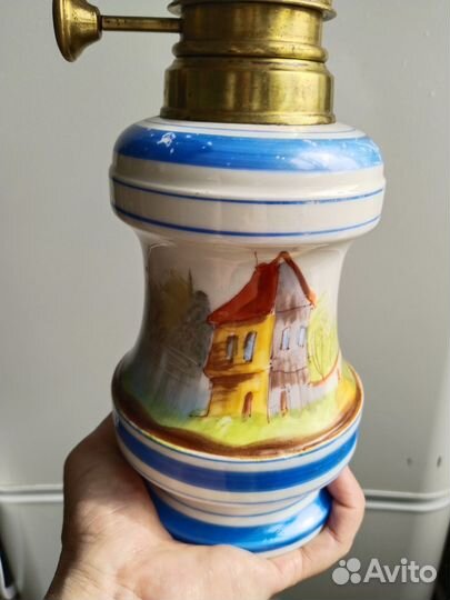 Керосиновая лампа.Франция Винтаж